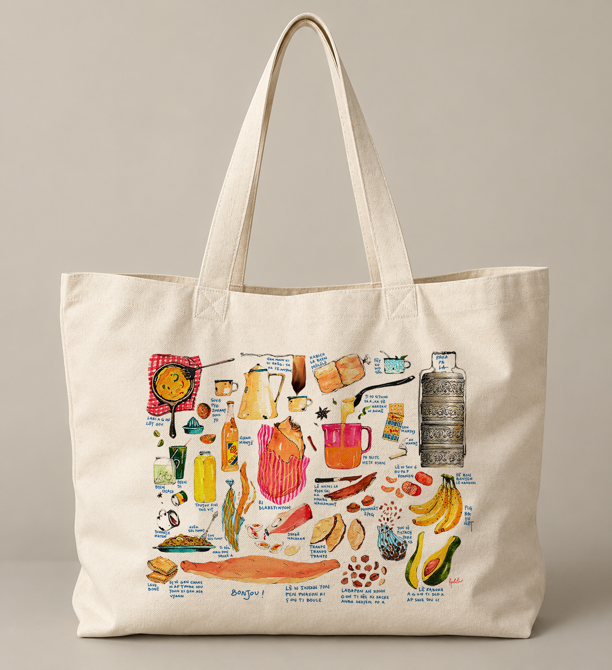 Bonjou Tote Bag