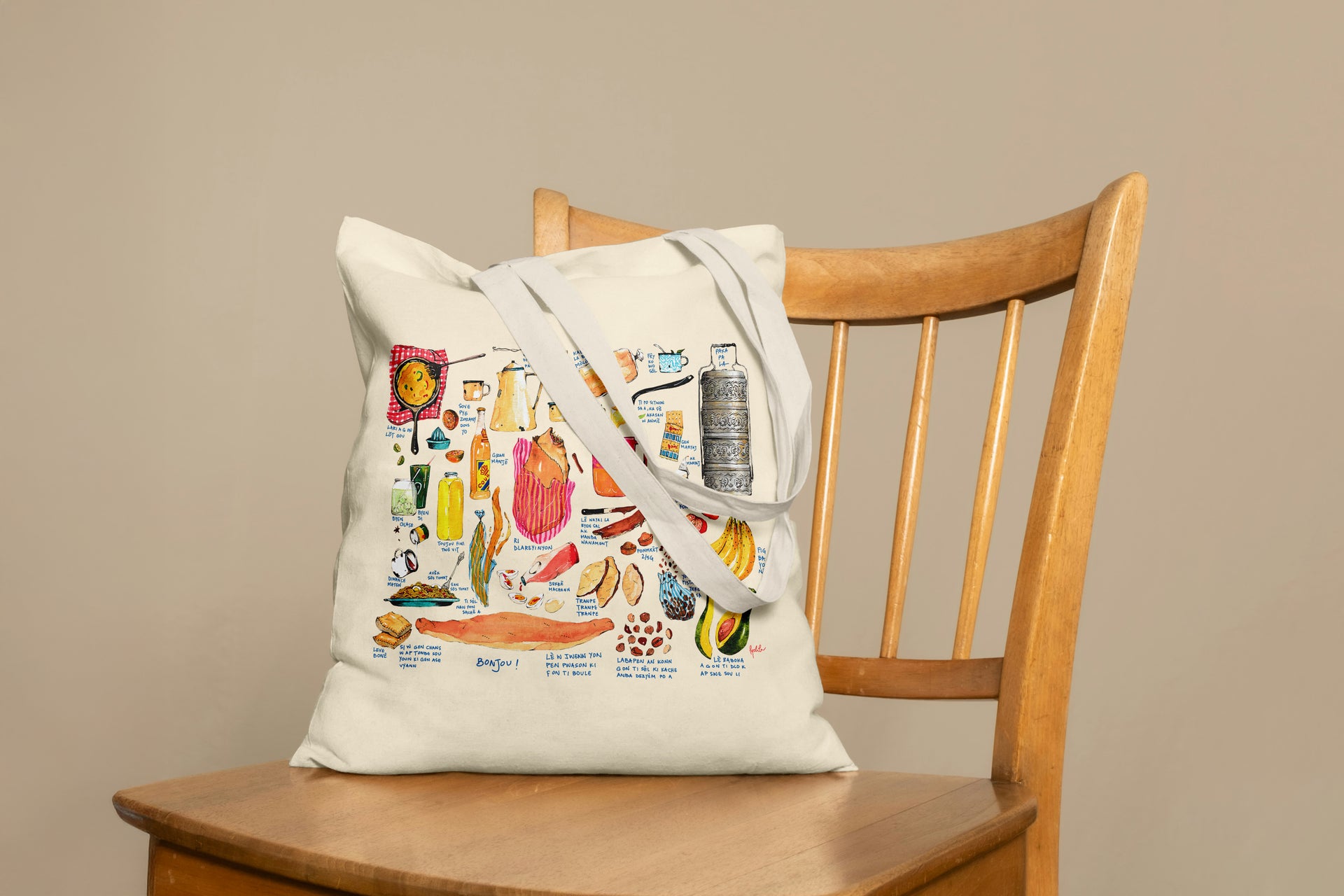 Bonjou Tote Bag
